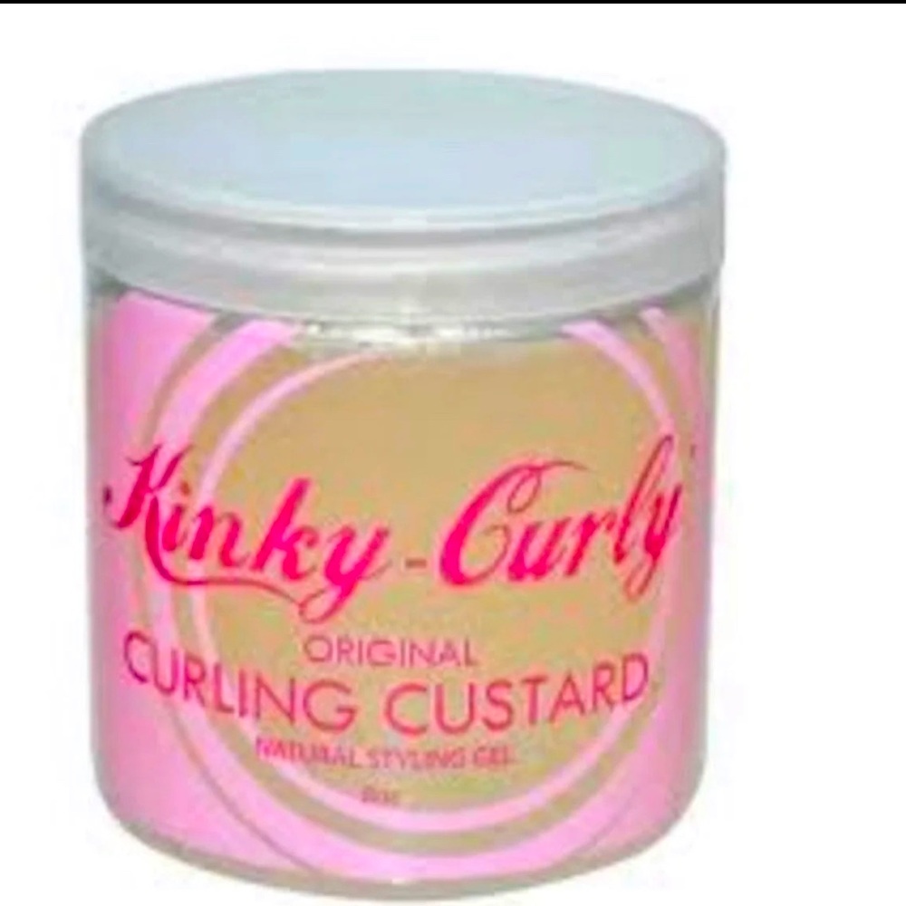 Kinky-curly hair custard 8oz.